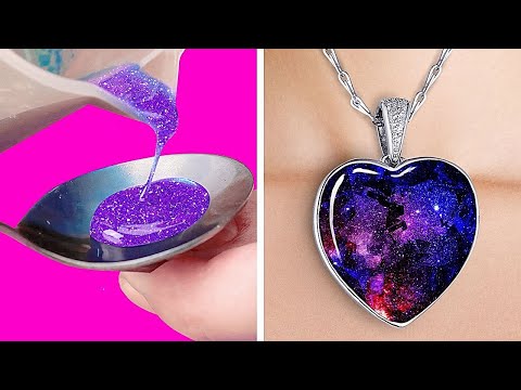 ARTESANÍAS DE RESINA EPOXI QUE TE ASOMBRARÁN || Joyas, decoración y manualidades en miniatura
