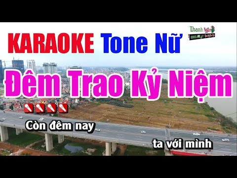 Đêm Trao Kỷ Niệm Karaoke || Tone Nữ – Nhạc Sống Thanh Ngân