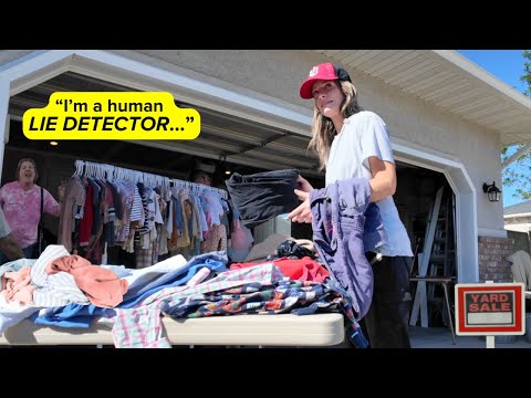 She CALLED ME OUT at This Yard Sale...