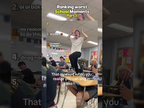 Worse School Moments Part 3 😂 #ranking #shorts