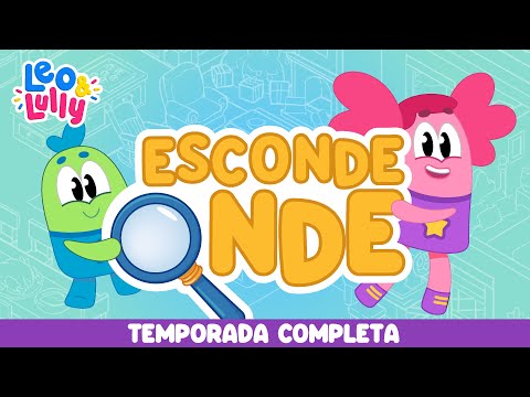 TEMPORADA COMPLETA! O MELHOR VÍDEO DE ESCONDE ONDE | 1 HORA DE VÍDEO | BRINCANDO COM LEO E LULLY