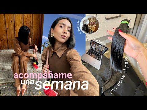 1 semana en mi vida | adiós al cabello largo, trabajo, recetas