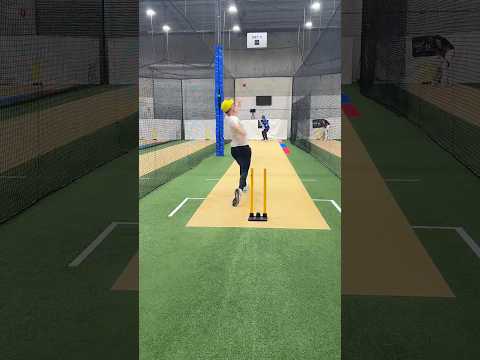 Secret trick bowling action 😅 (for the backyard) #cricket