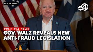 LIVE: Tim Walz's team reveals anti-fraud legislative package