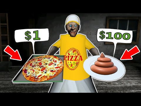 Granny vs Cheap Pizza vs Expensive Pizza vs Delivery - funny horror animation parody (p.341)