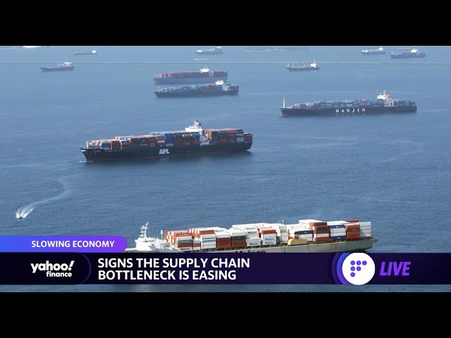 Supply chain bottleneck is easing