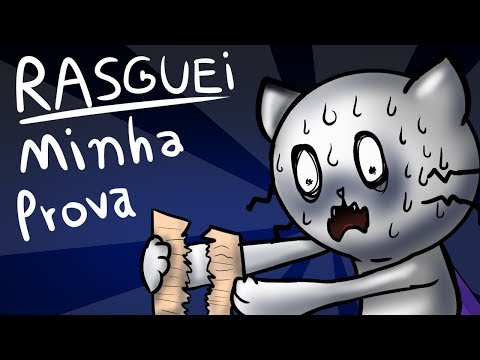 Rasguei minha prova de história (História Animada)