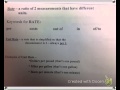 Exploring Ratios and Unit Rates