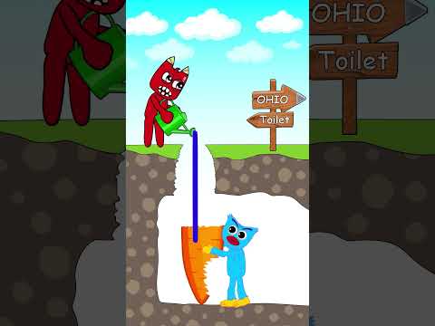 TOP 3 Funny Animation about Banban, Kissy, Banbaleena and Huggy ๐๐๐ | #shorts #animation #story