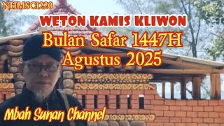 Primbon Weton Kamis Kliwon Bulan Safar (Agustus 2025)