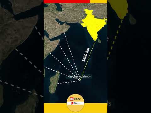 An island is in the Indian Ocean but it is not a part of India | Mascarene Island #shorts