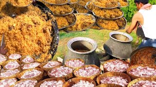Ultimate Mutton Biryani for 1000 Peoples |  Delicious Goat Meat Biryani | Village Cooking Food