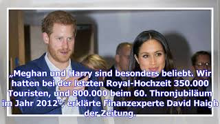 Prinz harry und meghan markle: ihr hochzeitstag lässt den rubel rollen
