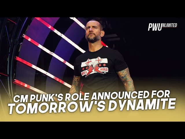 CM Punk's Role Announced For Tomorrow Night's AEW Dynamite