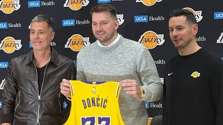 Luka Dončić FULL Press Conference (Introduction) | Welcome to LA, Luka! 🪄💜💛