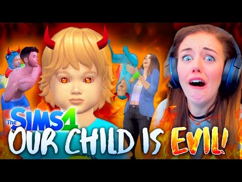 😈OUR SON IS A DEMON?!👿 (The Sims 4 #9! 🏡)