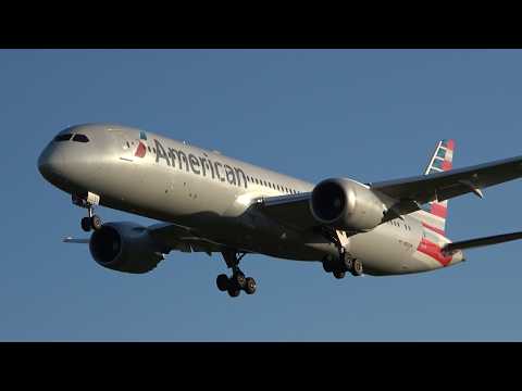 American Airlines - Boeing 787-9 Dreamliner - Diverted Landing & Takeoff