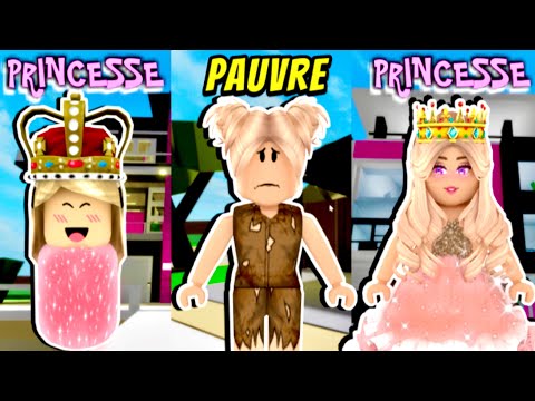 DE PRINCESSE À PAUVRE À PRINCESSE DANS BROOKHAVEN RP! ROBLOX STORY FILM COMPLET