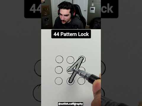 How to Draw Phone Pattern Lock! 🤯