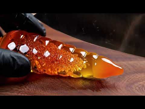 Glass Vegetables Cutting 🥕 | Satisfying Hyperrealistic ASMR | No Talking