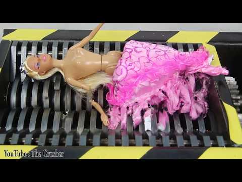 Experiment Shredding Princess Elsa Lego And Toys | The Crusher