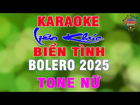Liên Khúc Rumba Karaoke Tone Nữ 2025 Nhạc Sống Cực Hay || Biển Tình Liên Khúc || Karaoke Đại Nghiệp
