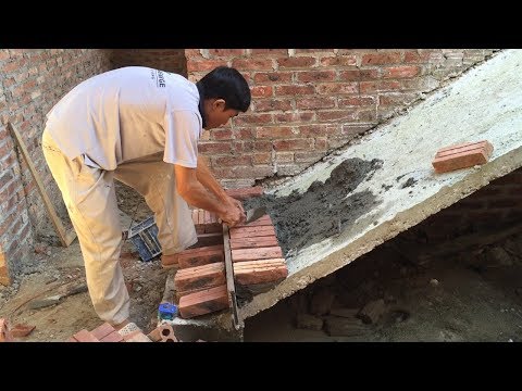 Traditional Techniques Craft Skills Construction Plans Available - Building Step Stairs With Brick