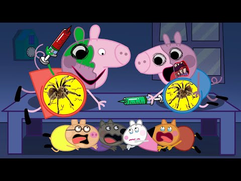 Strange Things Happen at Peppa's Friends' Little House | Peppa Pig Funny Animation