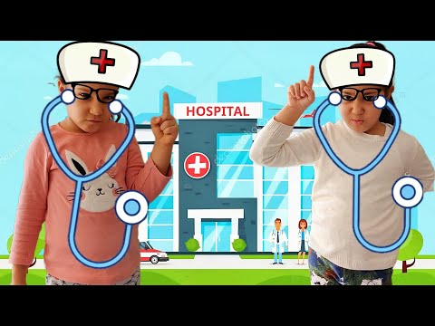 Eyvah Annem Hasta Oldu!!Kızlar Kötü Doktorlara Dönüştü!! #comedy #funny #doktor