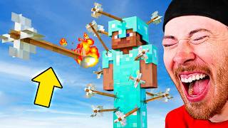 Upgrading Minecraft Steve Armor Until He SURVIVES?! (Funny Animation)
