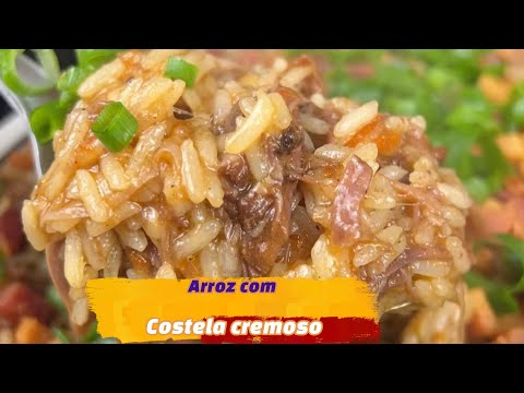 Arroz com Costela cremoso