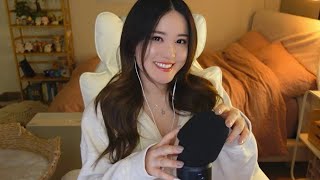 [ASMR] Mic Swirling and Scratching ❤️🌊 (and my new kitten!!) Affirmations, Blowing, Tapping