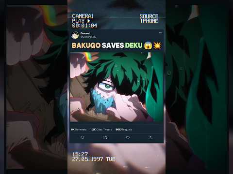 BAKUGO saves DEKU 😱💥 | #myheroacademia #edit #amv #mha #anime
