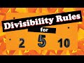 Divisibility Rules for 2, 5, and 10: Handy Tricks and Shortcuts