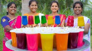 KUCHI ICE RECIPE | Mango Ice, Pineapple, Grapes, Lemon, Orange And More | Village Crazy cooking