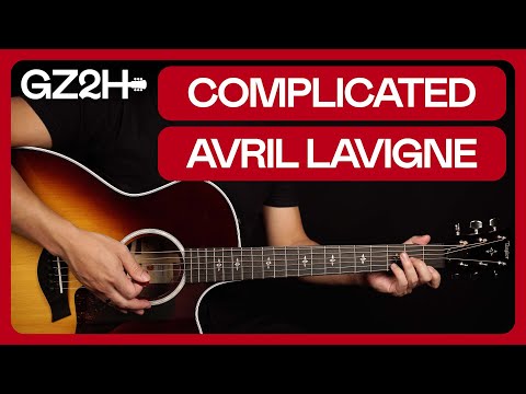 Complicated Guitar Tutorial Avril Lavigne Guitar Lesson |Chords + Strumming|