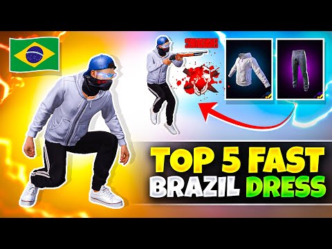 I FOUND WORLD FASTEST BRAZILIAN DRESS COMBINATION FOR NO TOP UP PLAYERS 🇧🇷 !!