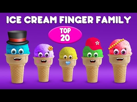 Ice Cream Finger Family Song | Top 20 Finger Family Songs | Daddy Finger Rhyme