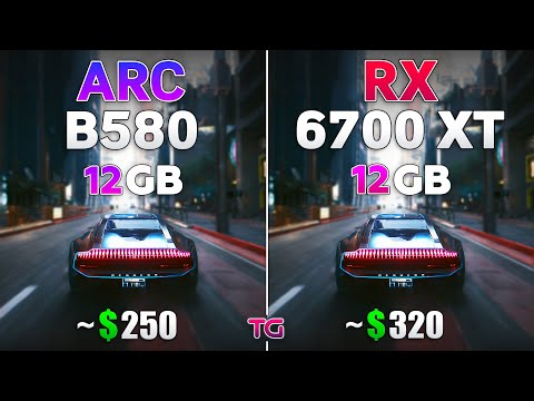 ARC B580 vs RX 6700 XT - Test in 10 Games