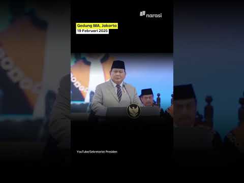 Presiden Prabowo Janji Perbaiki Kualitas Hidup Hakim | Narasi Daily