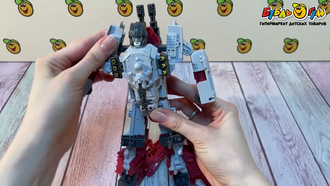 Робот-трансформер Lanson Toys Marine Военный крейсер - видео Робот-трансформер Lanson Toys Marine Военный крейсер - видео