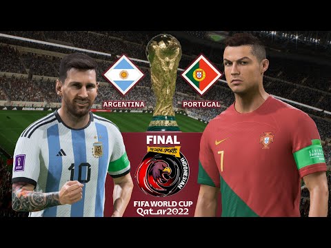 ARGENTINA VS PORTUGAL | FINAL FIFA WORLD CUP QATAR 2022  | MESSI VS RONALDO ! FIFA 23