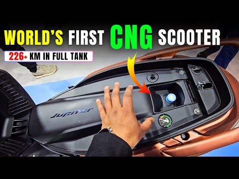 2025 Tvs Jupiter CNG - World's First CNG Scooter | 226 KM In Full Tank | New Jupiter CNG is Here