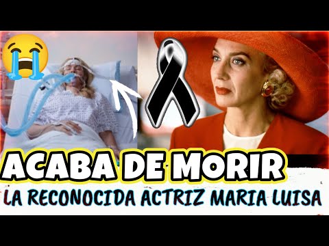 ACABA DE MORIR LA QUERIDA ACTRIZ MARIA LUISA PAREDES (Una enfermedad coronoria acabo con su vida)