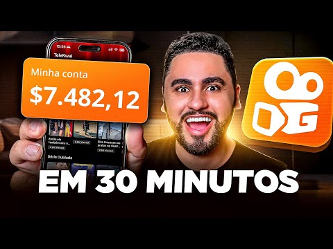 Receba R$150 por DIA no KWAI FÁCIL com 30 Minutos de trabalho pelo Celular  (Dinheiro online)