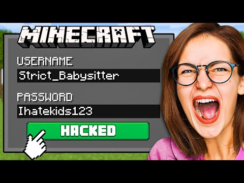 I Hacked my STRICTEST Babysitter's Minecraft Account…