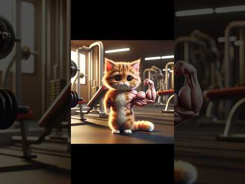 Arm Wrestling, #cat #cute #shorts #aiimages #armwrestling