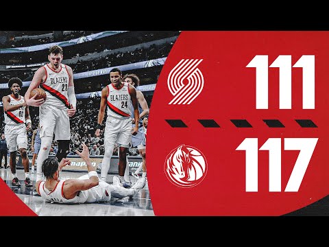 Portland Trail Blazers 111, Dallas Mavericks 117 | Game Highlights | January 9, 2025