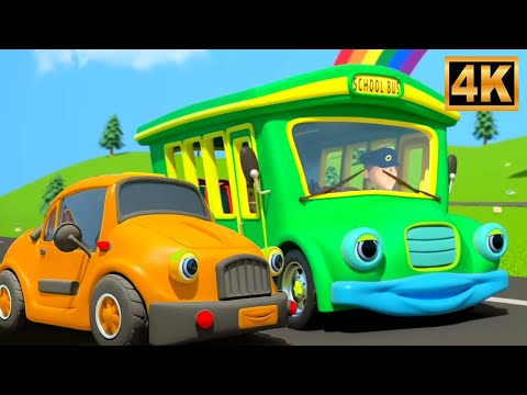 Wheels On The Vehicles, Street Vehicles & 4k Nursery Rhymes