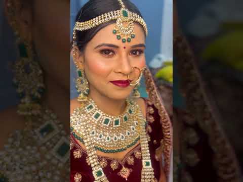 How to do bridal eye makeup look#makeup #bridaleyemakeup